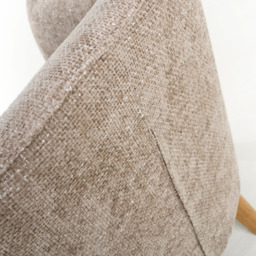 wilko Mallory Flax Effect Natural Armchair - Size: Single - Shankar - thumbnail 7
