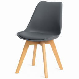 Portland Kosy Koala 4 Seater Modern Glass Dining Set Grey - Wilko - thumbnail 3