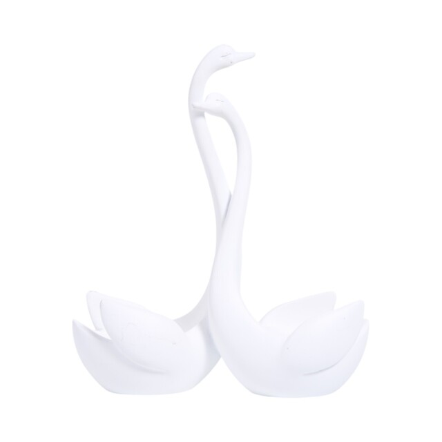 Swan Candle Holder White - Wilko - image 1