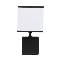 Axel Table Lamp Black - Wilko - thumbnail 1