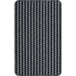 Desire Rugs Eden Anthracite Non Slip Door Mat 57 x 120cm - Black - Wilko - thumbnail 1