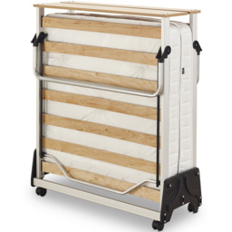 Jay-Be J-Bed Single Folding Bed with Anti-Allergy Micro e-Pocket Sprung Mattress - Silver - Wilko - thumbnail 4