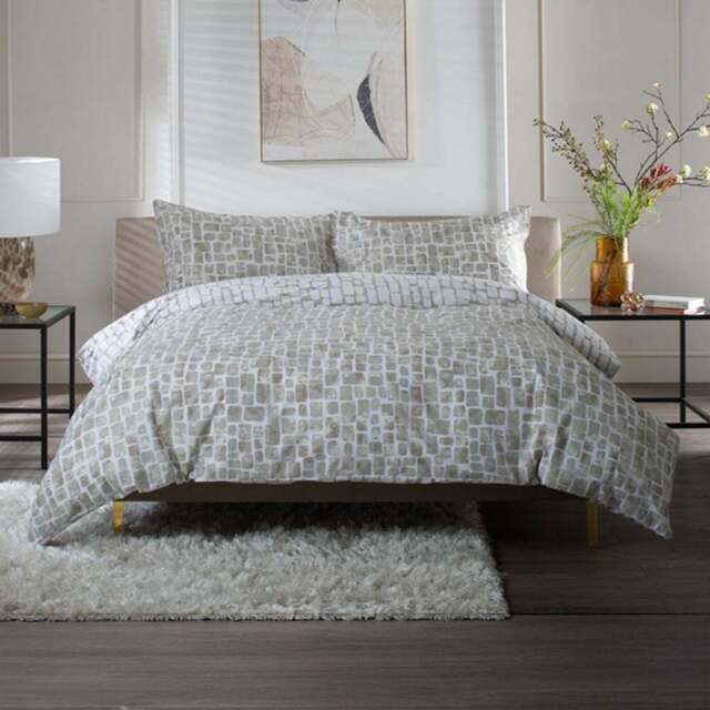 The Lyndon Company Tulle Single Natural Reversible Duvet Set - Cream - Wilko - image 1