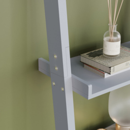 Vida Designs York 5 Shelf Grey Ladder Bookcase - Wilko - thumbnail 6