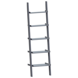 Vida Designs York 5 Shelf Grey Ladder Bookcase - Wilko - thumbnail 3