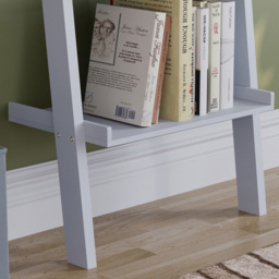 Vida Designs York 5 Shelf Grey Ladder Bookcase - Wilko - thumbnail 7