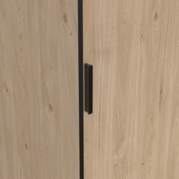 Florence 4 Door 4 Drawer Jackson Hickory Oak Sliding Wardrobe - Size: 4 Door, 4 Drawer - Brown - Furniture To Go - Wilko - thumbnail 6