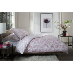 The Lyndon Company Tulle Double Pink Reversible Duvet Set - Wilko - thumbnail 3