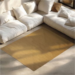 tectake Raya Rug 170 x 120 x 0.5cm - Size: 0.5 x 120 x 170cm - Brown - Wilko - thumbnail 3