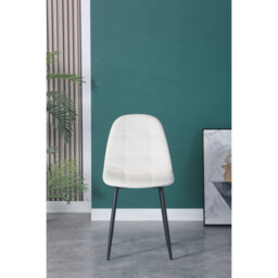 Ziva Navy Cream Pair Of Chairs - Size: Set of 2 - Wilko - thumbnail 2