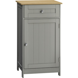 Bath Vida Priano Single Door Single Drawer Floor Cabinet - Size: 77 x 43 x 34cm - Wilko - thumbnail 3