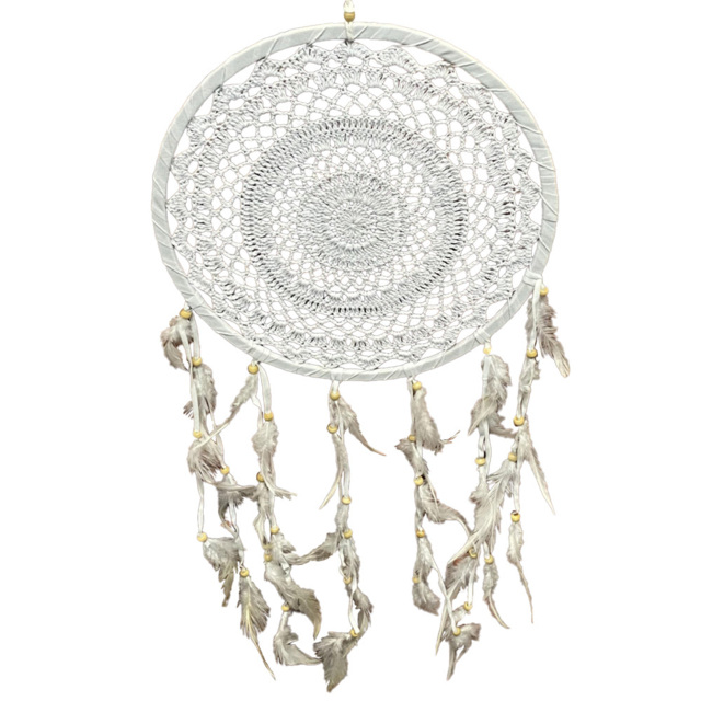 Acacia Home White Dream Catcher 30cm - Size: 50.0 cm x 30.0 cm x 3.0 cmcm - Wilko - image 1
