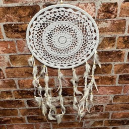 Acacia Home White Dream Catcher 30cm - Size: 50.0 cm x 30.0 cm x 3.0 cmcm - Wilko - thumbnail 3