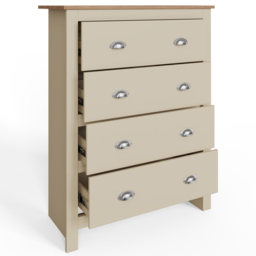 GFW Lancaster Cream 3 Piece Bedroom Furniture Set - Wilko - thumbnail 5