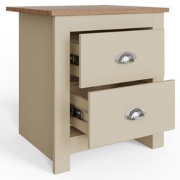 GFW Lancaster Cream 3 Piece Bedroom Furniture Set - Wilko - thumbnail 6