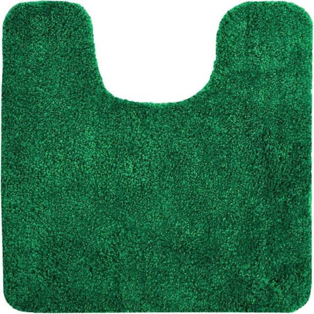 Allure Bath Fashions Dark Green Microfibre Luxury Non-Slip Pedestal Mat 50 x 50cm - Wilko - image 1