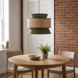 Berkley Pendant - Green and Natural - Wilko - thumbnail 7