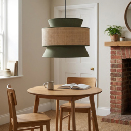 Berkley Pendant - Green and Natural - Wilko - thumbnail 6