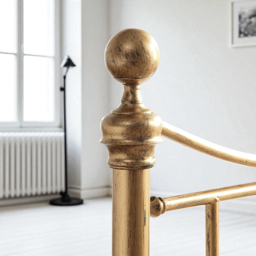 OAT Home Hampstead Single Antique Brass Effect and Black Guest Trundle Metal Bed - Wilko - thumbnail 5