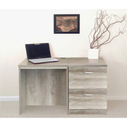 R White Cabinets 2 Drawer Grey Set-04 Desk - Size: 72.8 x 107.9 x 54cm - Wilko - thumbnail 5
