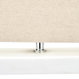 Pacific Lifestyle Block White Ceramic Rectangular Table Lamp - Wilko - thumbnail 4