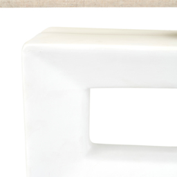 Pacific Lifestyle Block White Ceramic Rectangular Table Lamp - Wilko - thumbnail 5