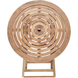 Charles Bentley Teak Wood 4 Seater Round Table - Brown - Wilko - thumbnail 5
