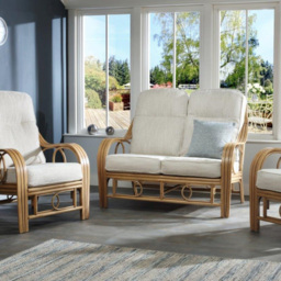 Desser Furniture Madrid 4 Seater Light Oak Jasper Sofa Set - Size: 2 Seater - Brown - Wilko - thumbnail 4