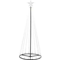 The Christmas Workshop 573 LED White Outdoor Cone Tree 6ft - Wilko - thumbnail 3