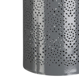Premier Housewares Complements Hurricane Candle Holder - Size: 11 x 11 x 16cm - Grey - Wilko - thumbnail 6