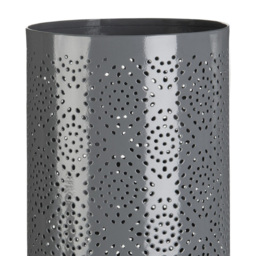 Premier Housewares Complements Hurricane Candle Holder - Size: 11 x 11 x 16cm - Grey - Wilko - thumbnail 3