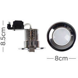 ValueLights Chrome Warm White LED Ceiling Downlight 6 Pack - Silver - Wilko - thumbnail 5