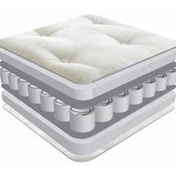 Sareer Matrah Super King Size Pocket Sprung Mattress - White - Wilko - thumbnail 5