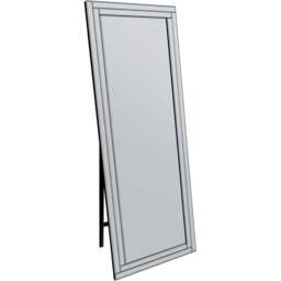 MirrorOutlet Luxford Bevel Cheval Free Standing Mirror 170 x 58cm - Clear - Wilko