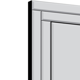 MirrorOutlet Luxford Bevel Cheval Free Standing Mirror 170 x 58cm - Clear - Wilko - thumbnail 7