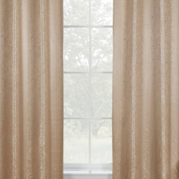 Divante Serene Champagne Jacquard Eyelet Curtains 229 x 229cm - Size: W 229 x D 229cm - Wilko - thumbnail 5