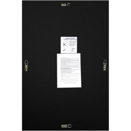 Single Bevelled Venetian Mirror 90 x 60cm - Black - MirrorOutlet - Wilko - thumbnail 6