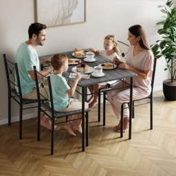 VIDA DESIGNS Roslyn 4 Seater Dining Set Grey - Wilko - thumbnail 5
