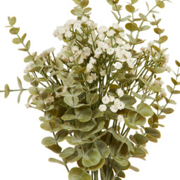 Eucalyptus and Gyp Bouquet - Green and White - Wilko - thumbnail 4