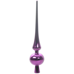 vidaXL Pre-Lit Warm White LED and Lilac Baubles Green Slim Artificial Christmas Tree 6.8ft - Wilko - thumbnail 6