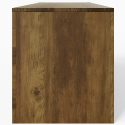 GFW Astley 4 Drawer 2 Open Shelf Knotty Oak TV Unit - Size: 45 x 130 x 39cm - Brown - Wilko - thumbnail 6