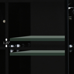 Kleankin Natural 2 Side LED Mirror Bathroom Cabinet - Size: 90 x 15 x 65cm - Wilko - thumbnail 5