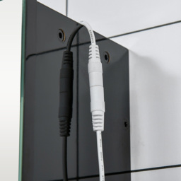Kleankin Natural 2 Side LED Mirror Bathroom Cabinet - Size: 90 x 15 x 65cm - Wilko - thumbnail 4