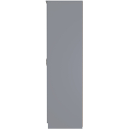 Crowndale Avon 2 Door Dusk Grey Wardrobe Ready Assembled - Wilko - thumbnail 4