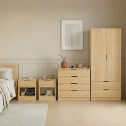 Vida Designs Trega Pine 4 Piece Bedroom Furniture Set - Size: 170 x 76 x 53cm - Wilko - thumbnail 6