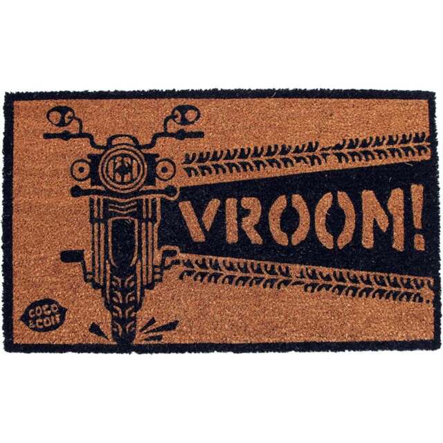 Coco & Coir Vroom Coir Door Mat 45 x 75cm - n/a - Coco & Coir ® - Wilko - image 1