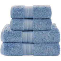 Deyongs Bliss Pima Cobalt Hand Towel 2 Pack - Size: 50 x 90cm - Blue - Wilko