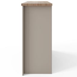 GFW Lancaster Single Door 3 Drawer Grey Storage Unit - Size: 35 x 79 x 81cm - Wilko - thumbnail 6