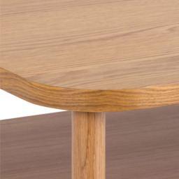Florence Banbury Oak Square Coffee Table - Brown - Furniture To Go - Wilko - thumbnail 6