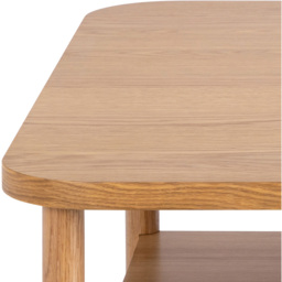 Florence Banbury Oak Square Coffee Table - Brown - Furniture To Go - Wilko - thumbnail 5
